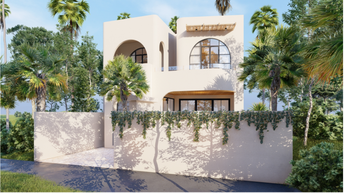 Moderná elegantná vila v Berawe