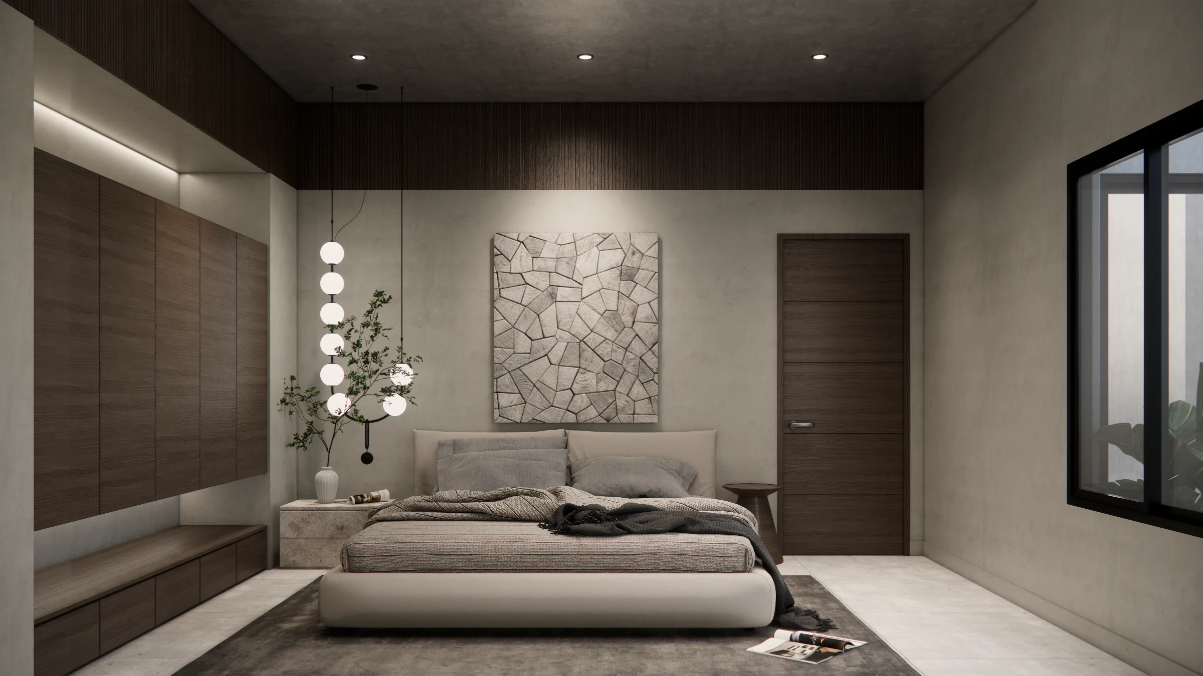 bedroom Seseh Villa Bali Palma Islands