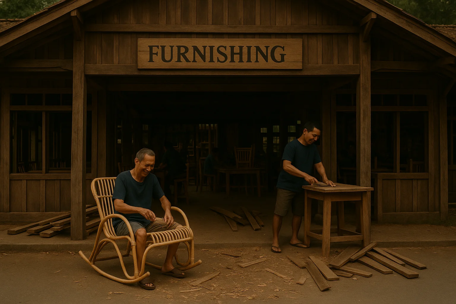 Furnishing, Furniture shop, woodwork